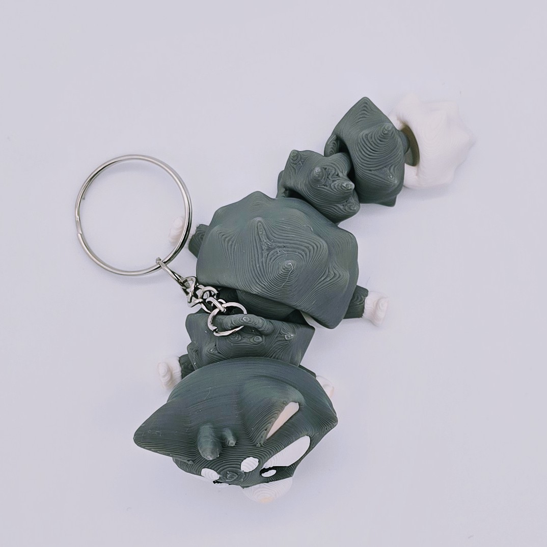 Schlüsselanhänger Katze Ansicht 3